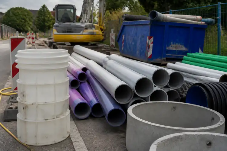 Materialen producten merken riool